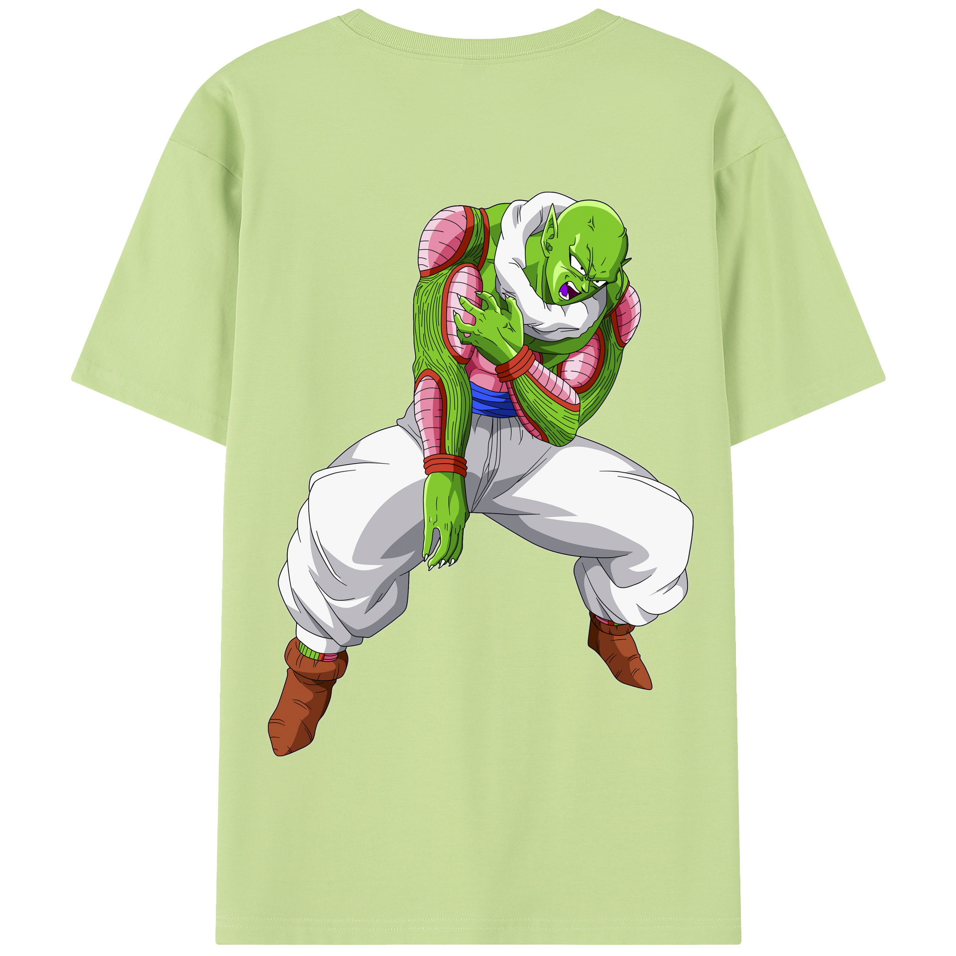 （画像用） ドラゴンボール ピッコロ DRAGON BALL Piccolo 綿100％半袖Tシャツ（背面プリント）
